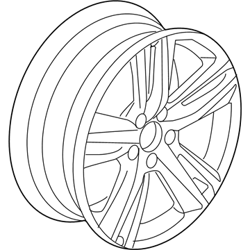 Acura 42700-TX4-A71 Disk, Aluminum Wheel (18X7 1/2J) (Tpms) (Aap)
