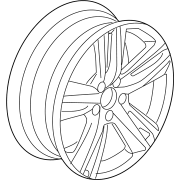 Acura 42700-TX4-A91 Disk, Aluminum Wheel (18X7 1/2J) (Tpms) (Aap)