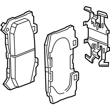 GM 84873425 Front Pads