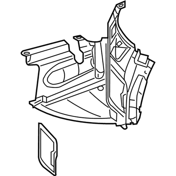 Mopar 5098682AA Shield-Wheel House