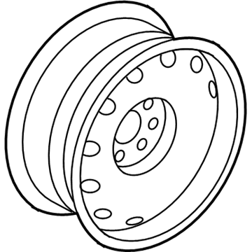 Ford 7L1Z-1015-E Spare Wheel