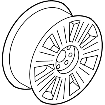 Ford BL7Z-1007-B Wheel, Alloy