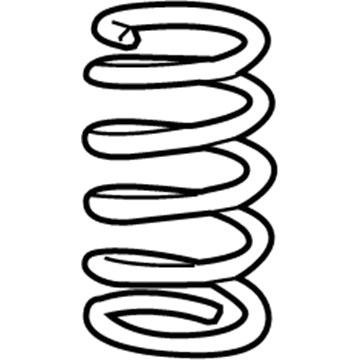 Mopar 68231027AB Spring-Rear Coil