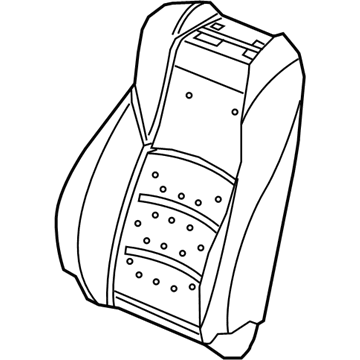 Honda 81127-TVA-A01 Pad, Right Front Seat-Back