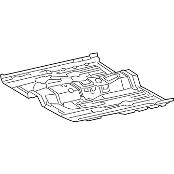 Toyota 58111-07030 Front Floor Pan