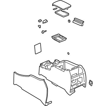 GM 15068186 Console Assembly