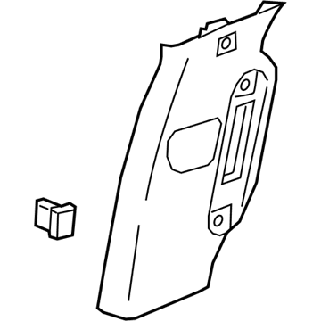 GM 84496290 Upper Center Pillar Trim