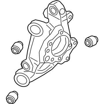 Kia 52720J6000 Carrier Assembly-Rear Ax