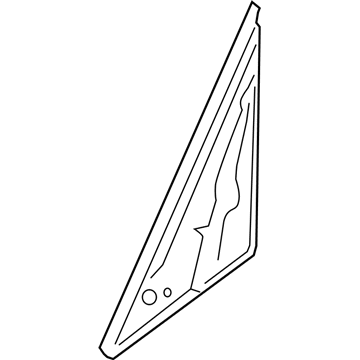 BMW 51-33-7-329-753 Seal, Outer Left Mirror Triangle