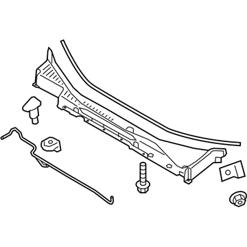 Hyundai 86150-B1000 Cover Assembly-Cowl Top, LH
