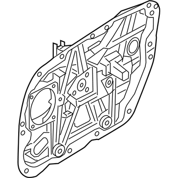 Hyundai 82481-C1010 Front Right-Hand Door Module Panel Assembly