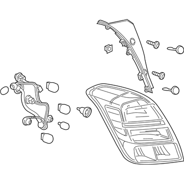 GM 42750549 Tail Lamp Assembly