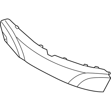Hyundai 86541-2M310 Moulding-Front Bumper