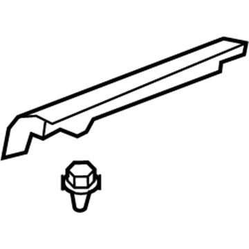 Honda 84201-SXS-A00ZA Garnish Assy., R. FR. Side (Inner) *NH598L* (ATLAS GRAY)