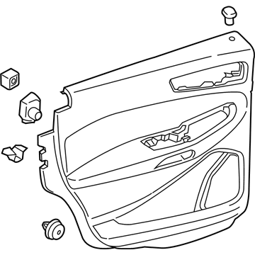 Ford FT4Z-5827411-DF Door Trim Panel