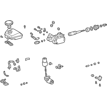 Lexus 47050-24060 Brake Booster Assy, W/Master Cylinder