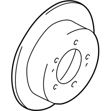 Mopar MB928716 Brake Rotor