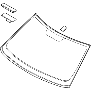 Kia 86110B2050 Windshield Glass Assembly