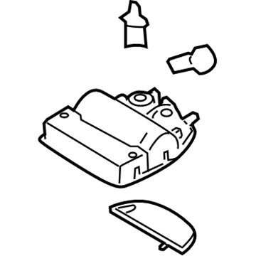 Hyundai 92800-0W700-SH Overhead Console Lamp Assembly