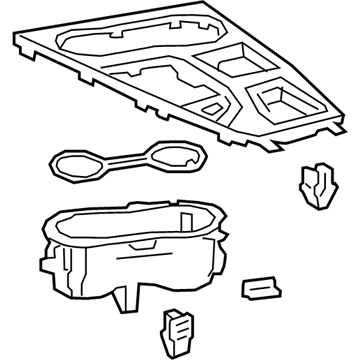 Lexus 58804-76120 Panel Sub-Assembly, Cons