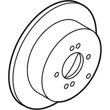 Hyundai 58411-1C800 Disc-Rear Brake