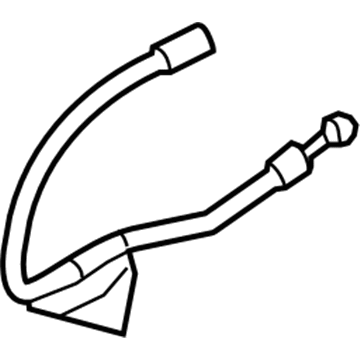 Kia 587371G300 Rear Wheel Hose, Left