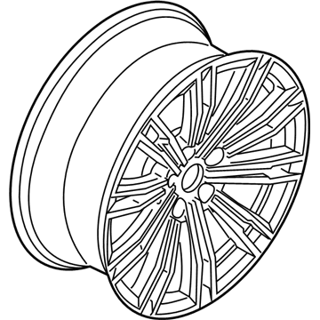 BMW 36-11-8-089-890 Disk Wheel, Light Alloy, In