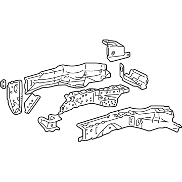 Toyota 57102-42040 Lower Rail