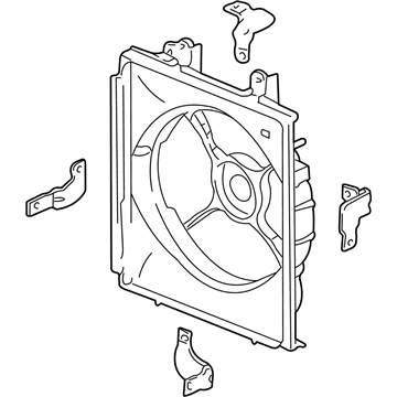 Acura 38615-PGE-A00 Shroud