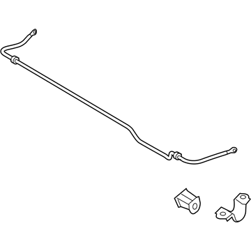 Kia 555104D000SJ Bar Assembly-Rr STABILIZ