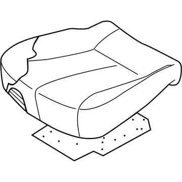 Kia 891004D113AGX Cushion Assembly-Rear 2ND