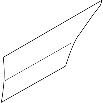 Nissan 82153-5M030 Panel - Rear Door, Outer LH