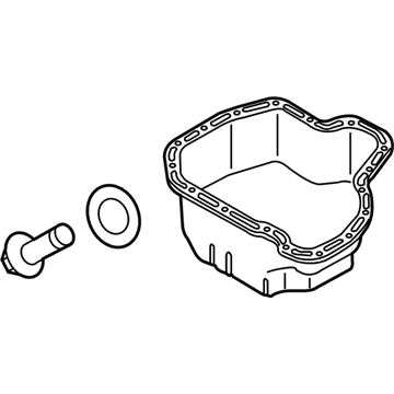 GM 12669869 Lower Oil Pan