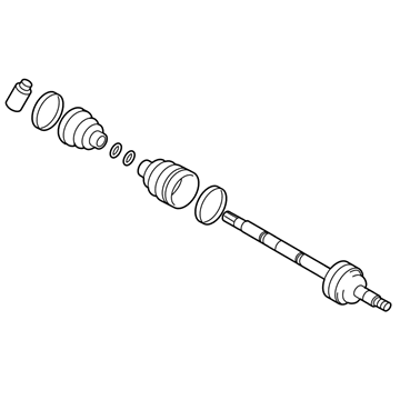 Kia 495911G195 Joint Set-Outer, LH