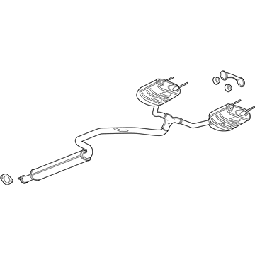 GM 23412411 Muffler & Pipe