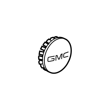 GM 20942000 Hub Cap ASSEMBLY *Brushed Aluminum