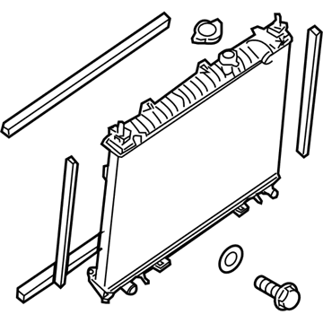 Nissan 21460-9CA2E Radiator Assy
