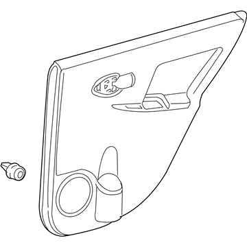 Toyota 67640-52F50-B0 Door Trim Panel