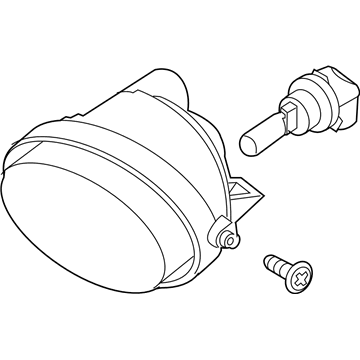 Nissan 26150-EA525 Lamp Assembly-Fog, RH