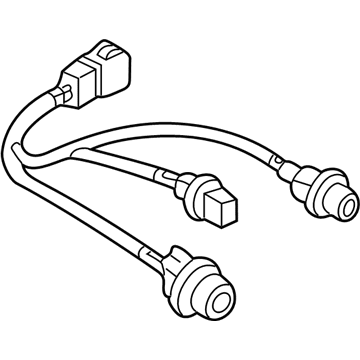 Nissan 26551-5Y700 Rear Combination Lamp Socket Assembly, Right