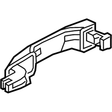 Honda 72681-TVA-A71ZG Handle, Left Rear (Modern Steel Metallic)