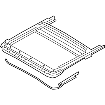 Nissan 91350-6CA1A Rail Assy-Sunroof