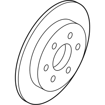 Nissan 43206-EZ00A Rotor Brake