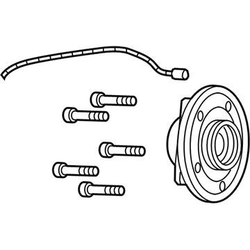 Mopar 68303538AG HUB/BRG-Brake