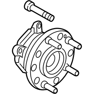 Ford FR3Z-1104-G Rear Hub & Bearing