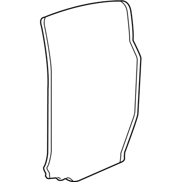 GM 21995403 Weatherstrip Asm, Front & Rear Side Door