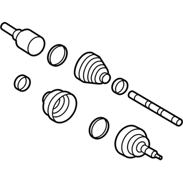 Ford GL3Z-3A427-A Shaft & Joint Assembly