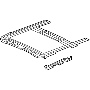 Nissan 91350-3TA1A Rail Assy-Sunroof