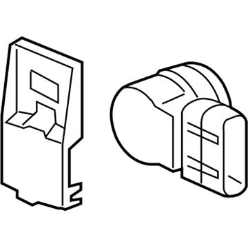 Acura 39680-TV0-E01D6 Sensor As (Slate Silver Metallic)