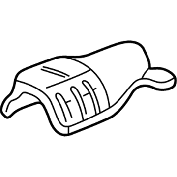 Honda 74601-SR3-A00 Plate, Floor Heat Baffle